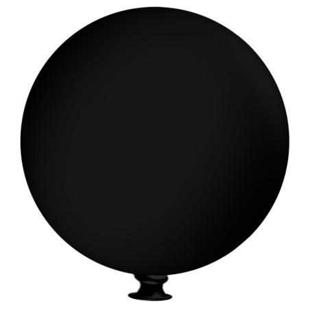 Palloncino in Lattice 72" Collo Largo Nero "Black 014" Palloncini 72"/180cm Collo Largo