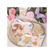 Candelina Deliziosa Foresta "Pretty Forest" 4pz Animali del Bosco