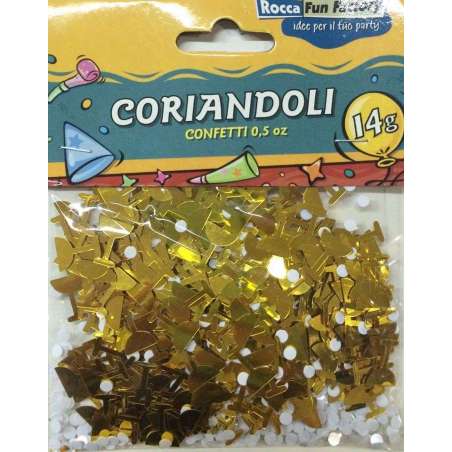 Confetti in Plastica Sagomati Calice d'Oro Comunione 14gr Confetti Eventi e Festività
