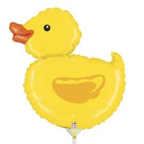 Palloncino in Foil 14" Mini Shape Paperella "Ducky" Animali Grabo