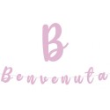 Festone Nascita Benvenuta Rosa 3mt