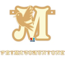 Festone Sagomato "Prima Comunione" 1.40mt Addobbi per Comunione