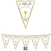 Magic Party Festone Tendina Prima Comunione - 4 Fili Da 1,60 Metri, Decorazione Torta O Parete