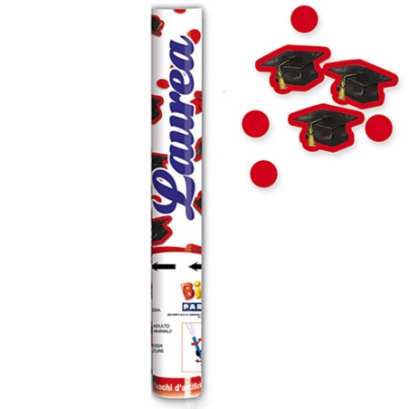 Cannon Sparacoriandoli Laurea Vintage 30cm Addobbi e Accessori Laurea
