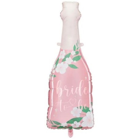 Palloncino in Foil 43" Super Shape Bottiglia Sposa "Bride To Be" Addio al Nubilato