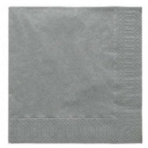 Tovagliolo di Carta 33x33cm Argento 20pz Argento "Silver"