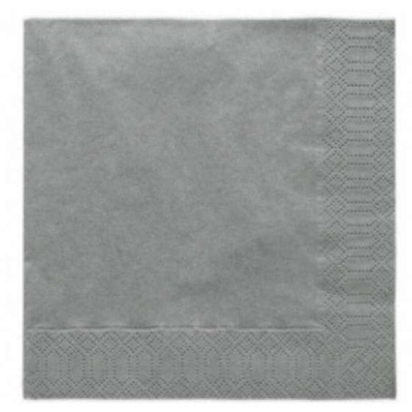 Tovagliolo di Carta 33x33cm Argento 20pz Argento "Silver"