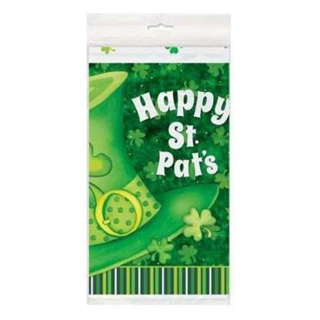Tovaglia di Plastica 137x274cm Saint Patrick "Lucky Stripes" Tavola St. Patrick's