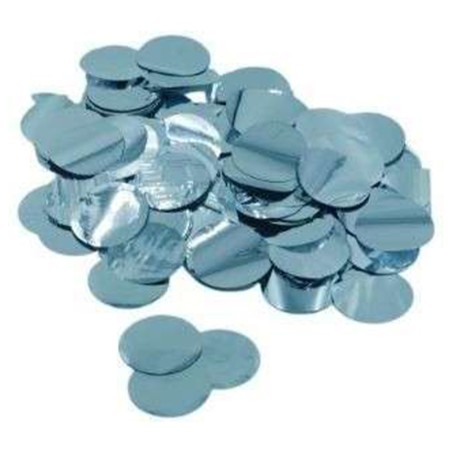 Confetti in Foil Tondi Celeste Metallizzato 15gr Confetti Tondi