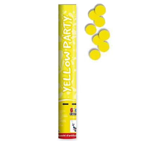 Cannon Sparacoriandoli Giallo 40cm Sparacoriandoli Tinta Unita