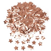 Confetti in Foil Stelle Rose Gold Metallizzato 50gr Confetti Stelle e Cuori