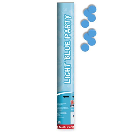 Cannon Sparacoriandoli Celeste 40cm Addobbi Nascita Celeste