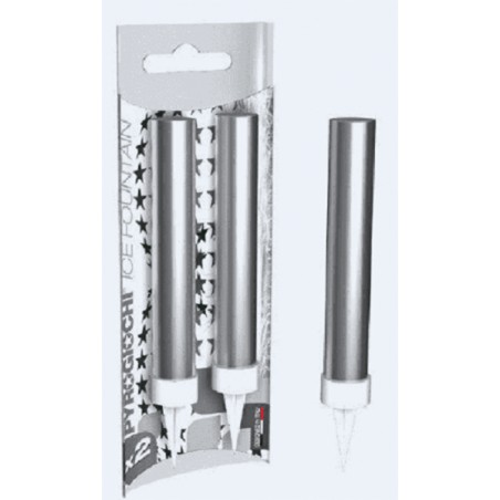 Fontana Magia Argento Metallizzato "Ice Fountain" 2pz Fontane Colorate