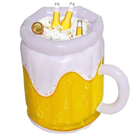 Portabibite Gonfiabile sagomato Boccale di Birra 45cm Palloncini e Accessori St. Patrick's