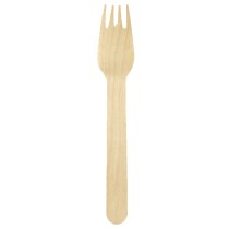 Forchetta di Legno "Wooden Forks" 100pz Posate di Legno