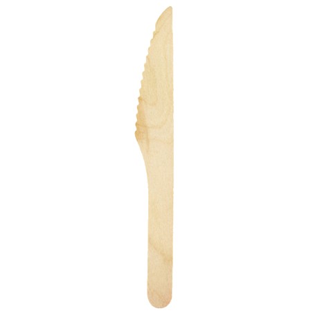 Coltello di Legno "Wooden Knives" 100pz Posate di Legno