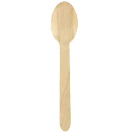 Cucchiaio di Legno "Wooden Spoons" 100pz Posate di Legno