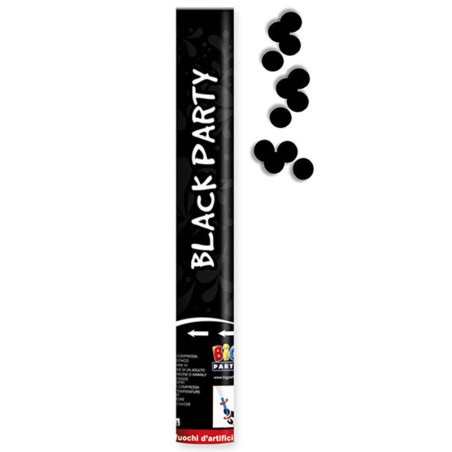 Cannon Sparacoriandoli Nero 40cm Sparacoriandoli Tinta Unita