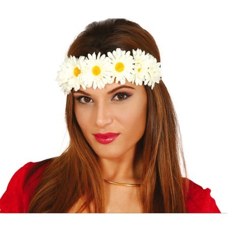 Tiara con Margherite Bianche Cerchietti e Tiare