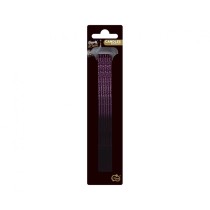 Candelina Stelo 17cm Ombre Nero e Fucsia Glitter 6pz Candeline Stelo