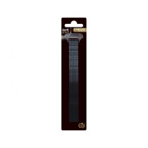 Candelina Stelo 17cm Ombre Nero e Celeste Glitter 6pz Candeline Stelo
