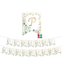 Festone Prima Comunione "Lily" 3mt Addobbi per Comunione