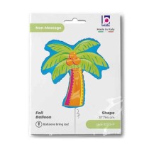 Palloncino in Foil 37" Super Shape Palma Tropicale "Tropical Palm" Pesci e Mare Grabo