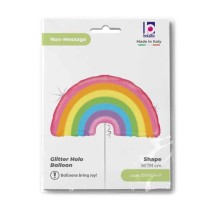 Palloncino in Foil 36" Super Shape Arcobaleno "Pastel Rainbow" Generici Grabo