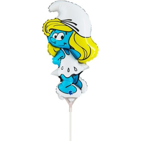 Palloncino in Foil 14" Mini Shape Puffetta "Smurfs" Personaggi Grabo