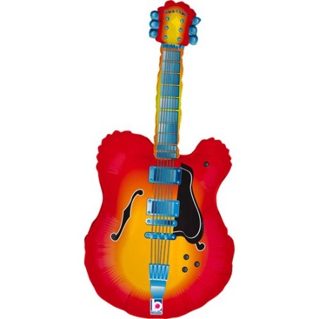 Palloncino in Foil 43" Super Shape Chitarra "Guitar" Generici Grabo