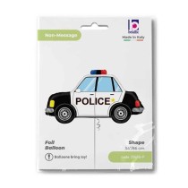 Palloncino in Foil 34" Super Shape Macchina Polizia "Police Car" Sport e Veicoli Grabo