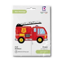 Palloncino in Foil 40" Super Shape Camion Pompieri "Firetruck" Sport e Veicoli Grabo