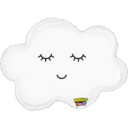 Palloncino in Foil 30" Super Shape Nuvola "Sleepy Cloud" Nascita e Battesimo Grabo