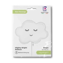 Palloncino in Foil 30" Super Shape Nuvola "Sleepy Cloud" Nascita e Battesimo Grabo