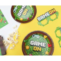 Bicchiere di Carta 200ml con Giochi "Game On" 6pz Game On
