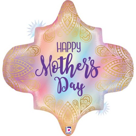 Palloncino in Foil 30" Super Shape Diamante "Mother's Day Boho" Giornate Speciali Grabo