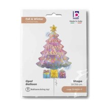Palloncino in Foil 39" Super Shape Albero di Natale "Christmas Tree" Natale e Capodanno Grabo