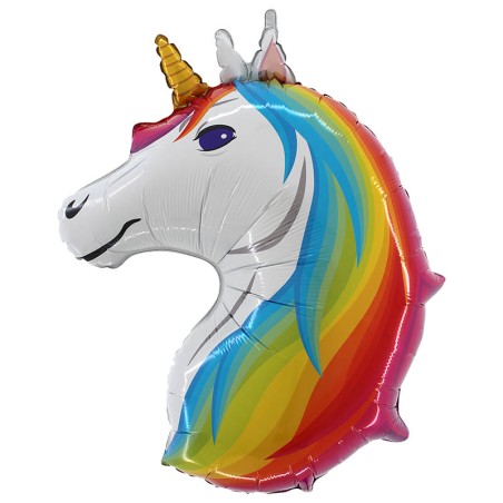 Palloncino in Foil 33" Super Shape Unicorno "New Unicorn" Animali Grabo