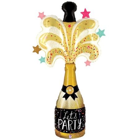 Palloncino in Foil 73" Air Filled Party Champagne Air Filled e Standups Grabo
