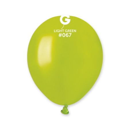 Palloncino in Lattice 5” AM50 Verde Lime Metallizzato "Light Green 067” 100pz Gemar Metallic 5" AM50