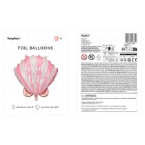 Palloncino in Foil 25" Super Shape Conchiglia Futura Sposa "Bride To Be" Addio al Nubilato