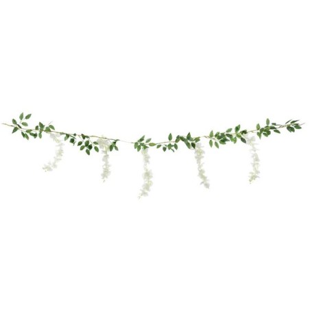 Ghirlanda di Glicine Bianco "Wisteria Garland" 1.7mt Festoni e Ghirlande