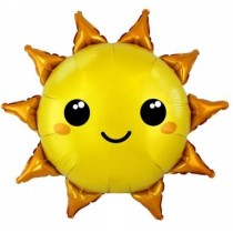 Palloncino in Foil 14" Mini Shape Sole "Sunshine" Cielo e Galassia