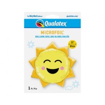 Palloncino in Foil 35" Super Shape Sole "Sunny Smile" Cielo e Galassia