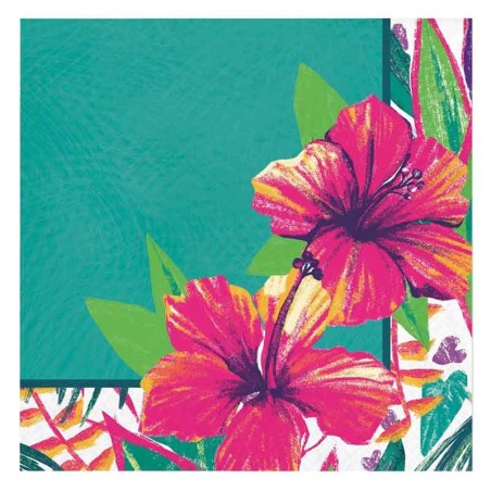 Tovagliolo di Carta 33x33cm Tropicale "Island Tropics" 16pz Tropicale "Island Tropics"