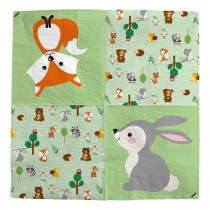 Tovagliolo di Carta 33x33cm Animali del Bosco "Woodland Birthday" 20pz Coordinati Tavola Maverick
