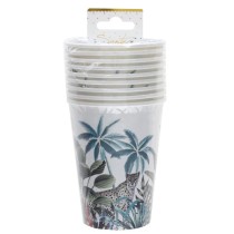 Bicchiere di Carta 270ml di Giungla Tropicale "Java" 10pz Giungla Tropicale "Java"