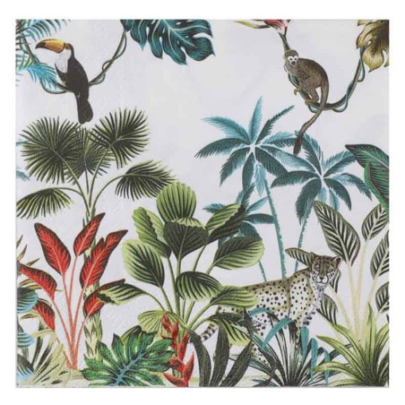 Tovagliolo di Carta 33x33cm della Giungla Tropicale "Java" 20pz Giungla Tropicale "Java"