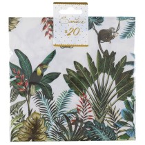 Tovagliolo di Carta 33x33cm della Giungla Tropicale "Java" 20pz Giungla Tropicale "Java"