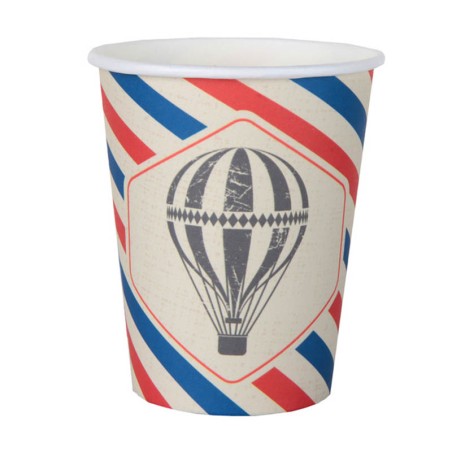 Bicchiere di Carta 270ml Buon Viaggio "Bon Voyage" 10pz Buon Viaggio "Bon Voyage"
